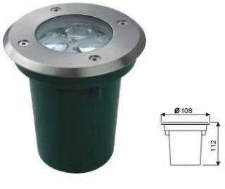 LED-3731A/3W світлодіодні світильники (led) вбудовані в підлогу LED освещение Светодиодное освещение Київ LITEWELL® - УКРАЇНА продажа, купить, цена 