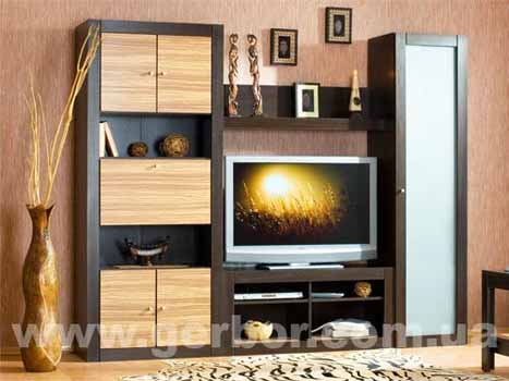  Модульная система мебели для гостинной - Капри. Стенки для гостиной Киев Бронт-Киев Мебельная компания продажа, купить, цена ALLMEB