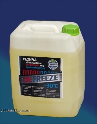 Универсальный теплохладоноситель DEFREEZE (ДЕФРИЗ) Системы отопления Киев 